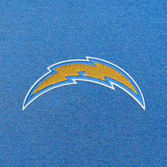 Los Angeles Chargers Antigua Victory Chenille Pullover Hoodie Powder Blue