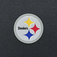 Pittsburgh Steelers Antigua Victory Chenille Pullover Hoodie Charcoal