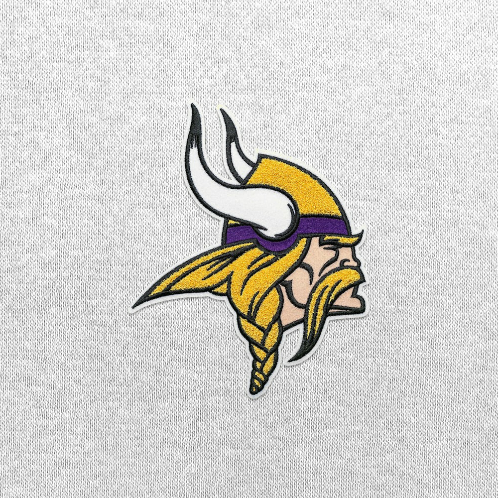 Minnesota Vikings Antigua Victory Chenille Pullover Hoodie White