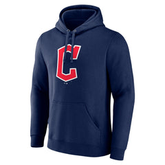 Cleveland Guardians Official Wordmark Pullover Hoodie - Navy Hoodies