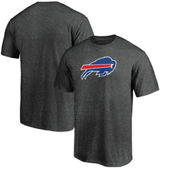 Buffalo Bills Primary Logo T-Shirt Heather Charcoal