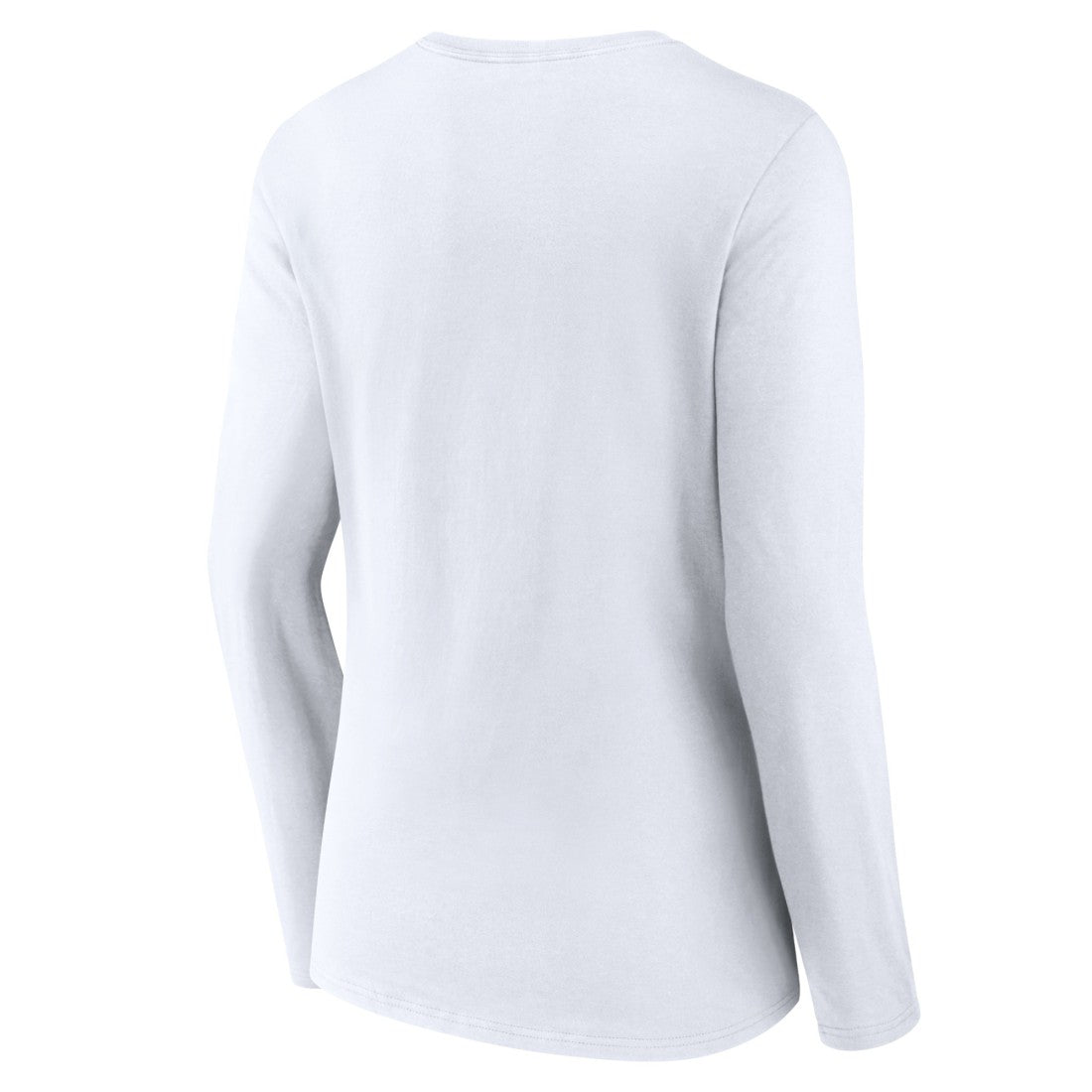 Detroit Lions Women's Logo Team Lockup Long Sleeve V-Neck T-Shirt White
