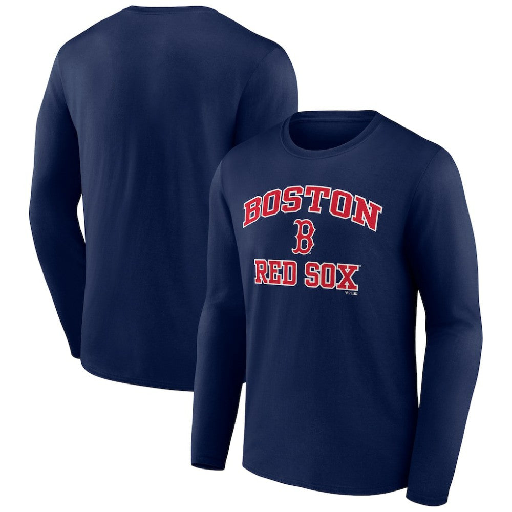 Boston Red Sox Heart and Soul Long Sleeve T-Shirt - Navy T-shirts