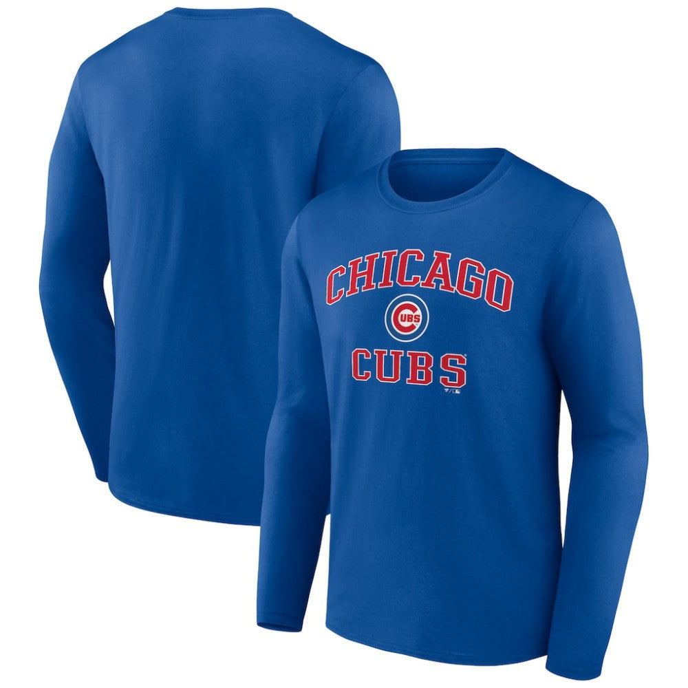 Chicago Cubs Heart and Soul Long Sleeve T-Shirt - Royal T-shirts