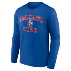 Chicago Cubs Heart and Soul Long Sleeve T-Shirt - Royal T-shirts