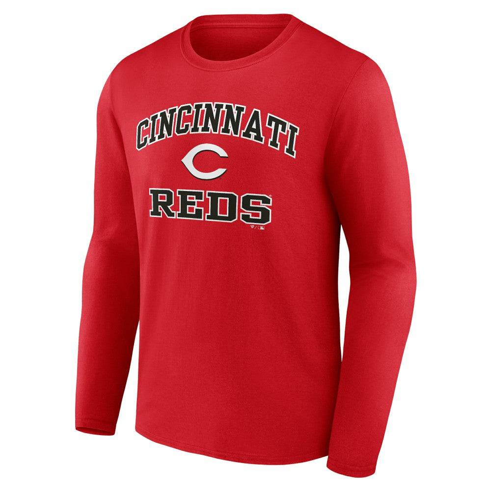 Cincinnati Reds Heart and Soul Long Sleeve T-Shirt - Red T-shirts