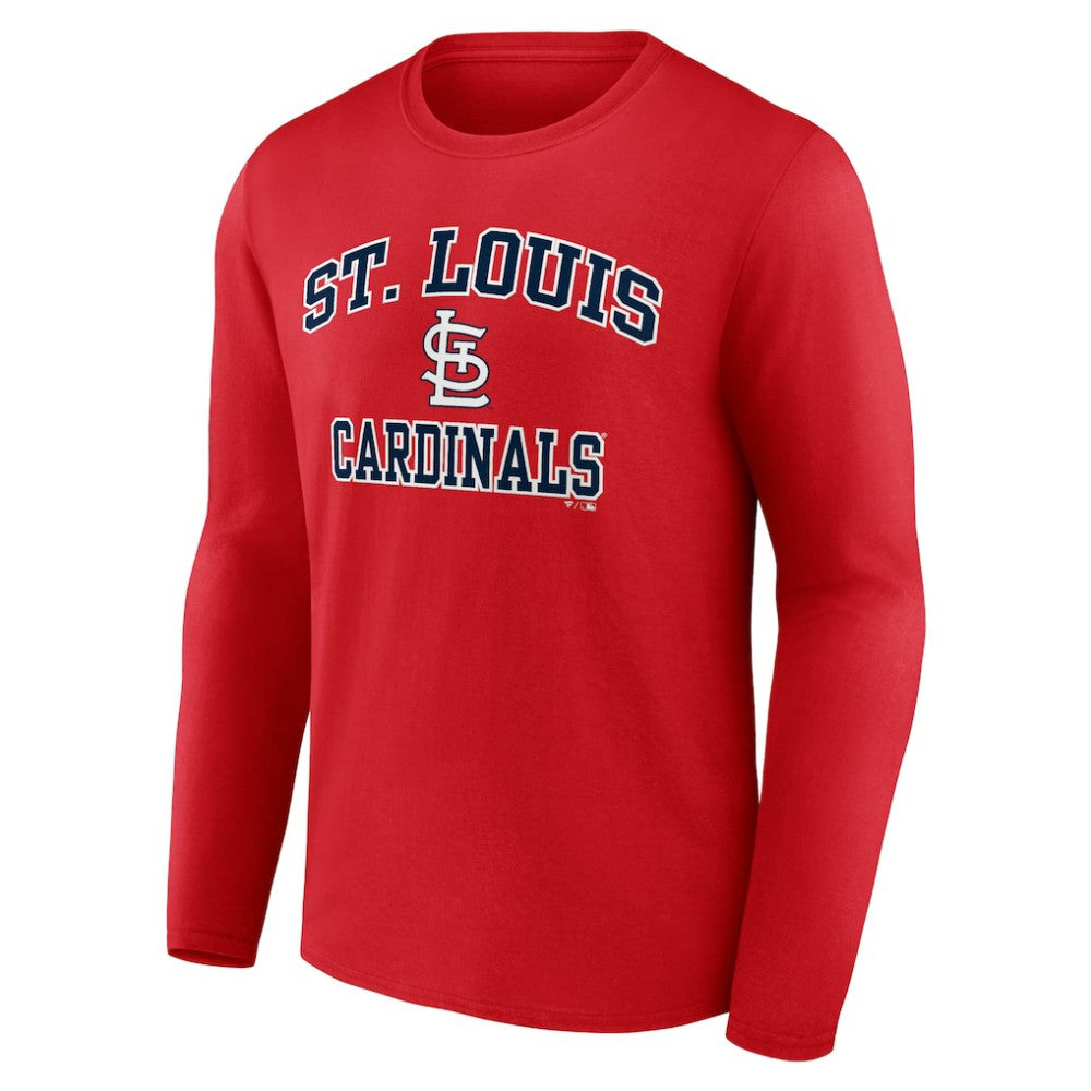 St. Louis Cardinals Heart and Soul Long Sleeve T-Shirt - Red T-shirts
