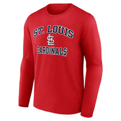 St. Louis Cardinals Heart and Soul Long Sleeve T-Shirt - Red T-shirts