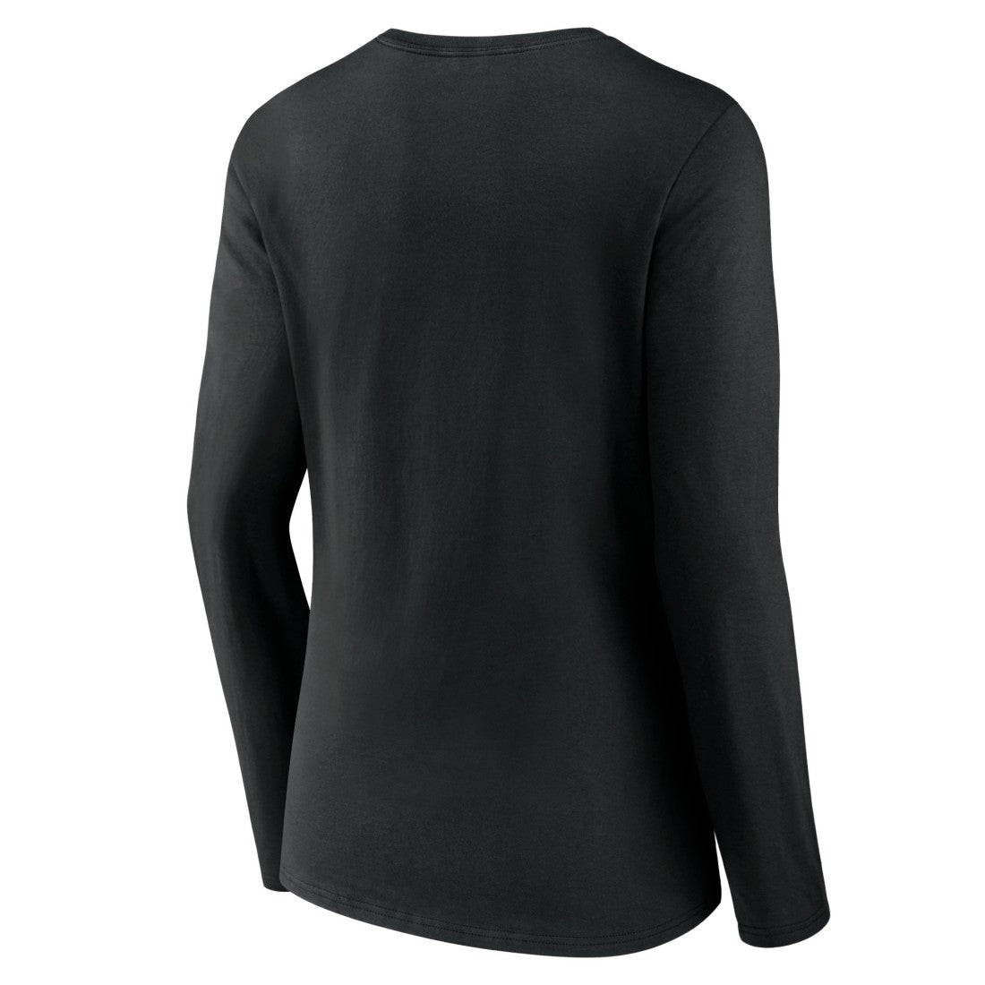 Jacksonville Jaguars Women's Logo Team Lockup Long Sleeve V-Neck T-Shirt Black