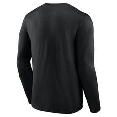 Jacksonville Jaguars Logo Team Lockup Long Sleeve T-Shirt Black
