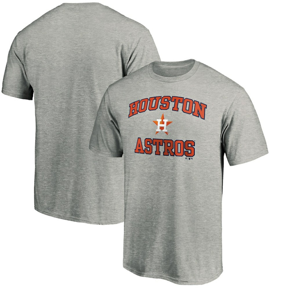 Houston Astros Heart and Soul T-Shirt - Heather Gray T-shirts