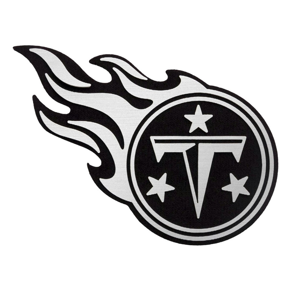Tennessee Titans Antigua Metallic Logo Victory Full-Zip Hoodie Black