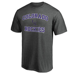 Colorado Rockies Heart & Soul T-Shirt - Charcoal T-shirts