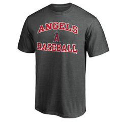 Los Angeles Angels Heart and Soul T-Shirt - Charcoal T-shirts