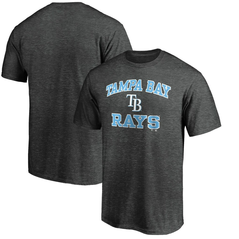 Tampa Bay Rays Heart and Soul T-Shirt - Charcoal T-shirts