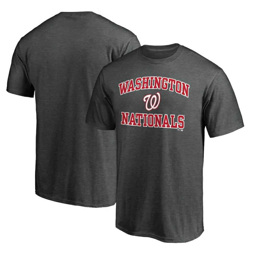 Washington Nationals Heart and Soul T-Shirt - Charcoal T-shirts