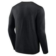 New York Jets Logo Team Lockup Long Sleeve T-Shirt Black