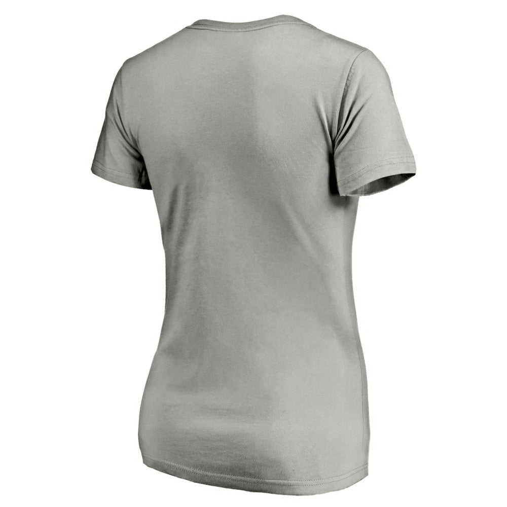 San Francisco Giants Women's Official Logo V-Neck T-Shirt - Gray T-shirts