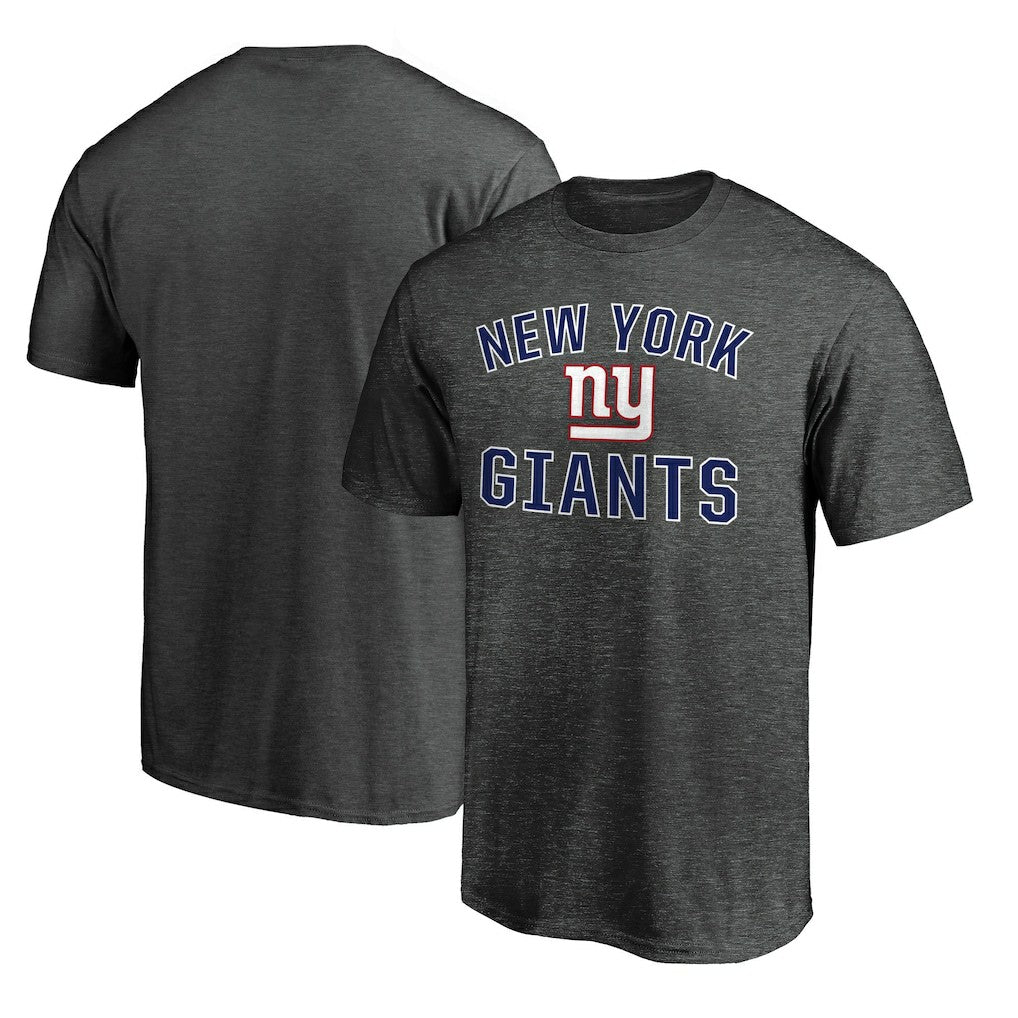 New York Giants Victory Arch T-Shirt Heather Charcoal