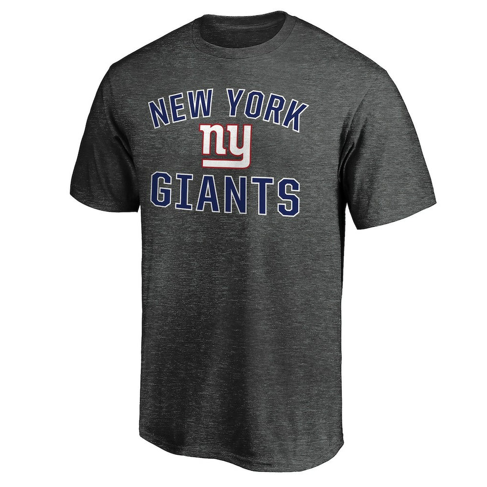 New York Giants Victory Arch T-Shirt Heather Charcoal