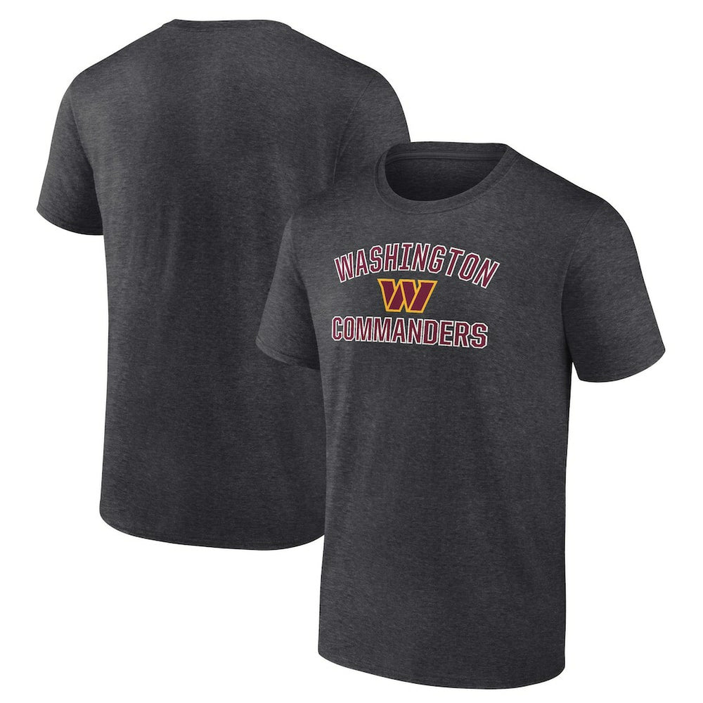 Washington Commanders Victory Arch T-Shirt Heather Charcoal