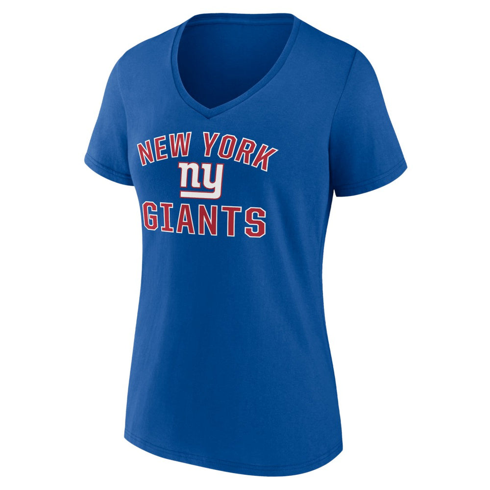 New York Giants Women's Victory Arch Team V-Neck T-Shirt Royal
