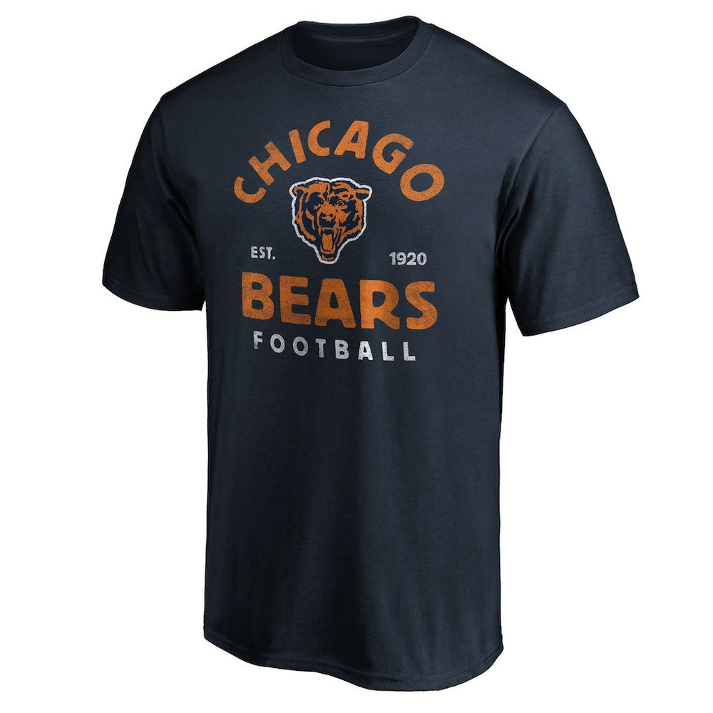 Chicago Bears Vintage Arch T-Shirt Navy