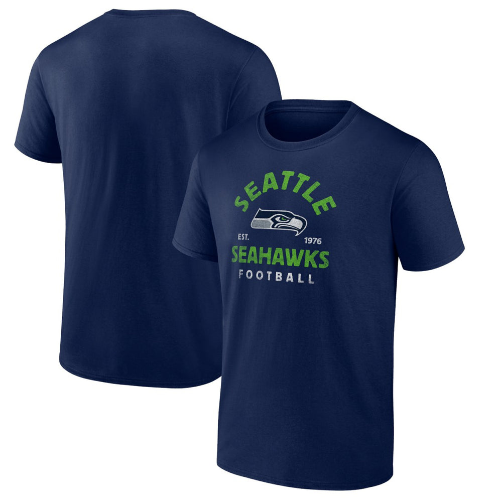 Seattle Seahawks Vintage Arch T-Shirt College Navy