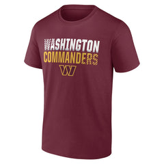 Washington Commanders Team Fade Out T-Shirt Burgundy