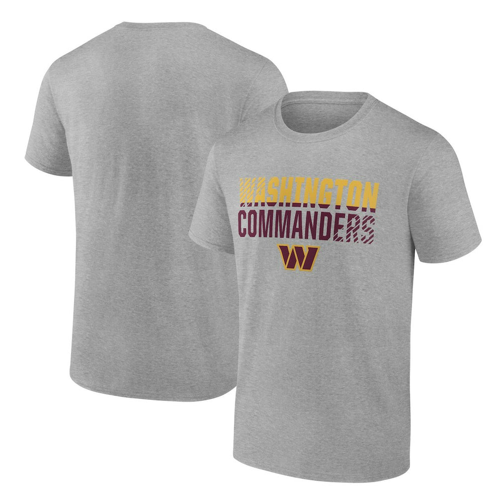 Washington Commanders Team Fade Out T-Shirt Heather Gray