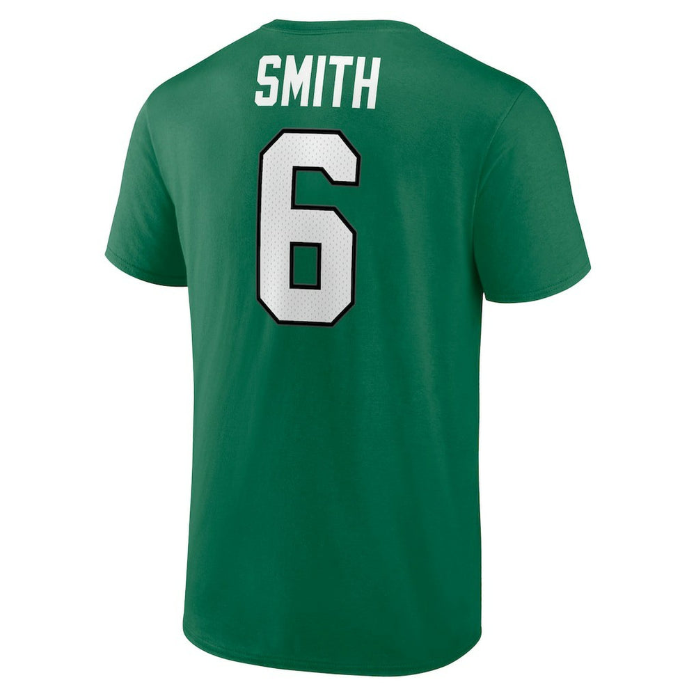 DeVonta Smith Philadelphia Eagles Alternate Icon Player Name & Number T-Shirt Kelly Green