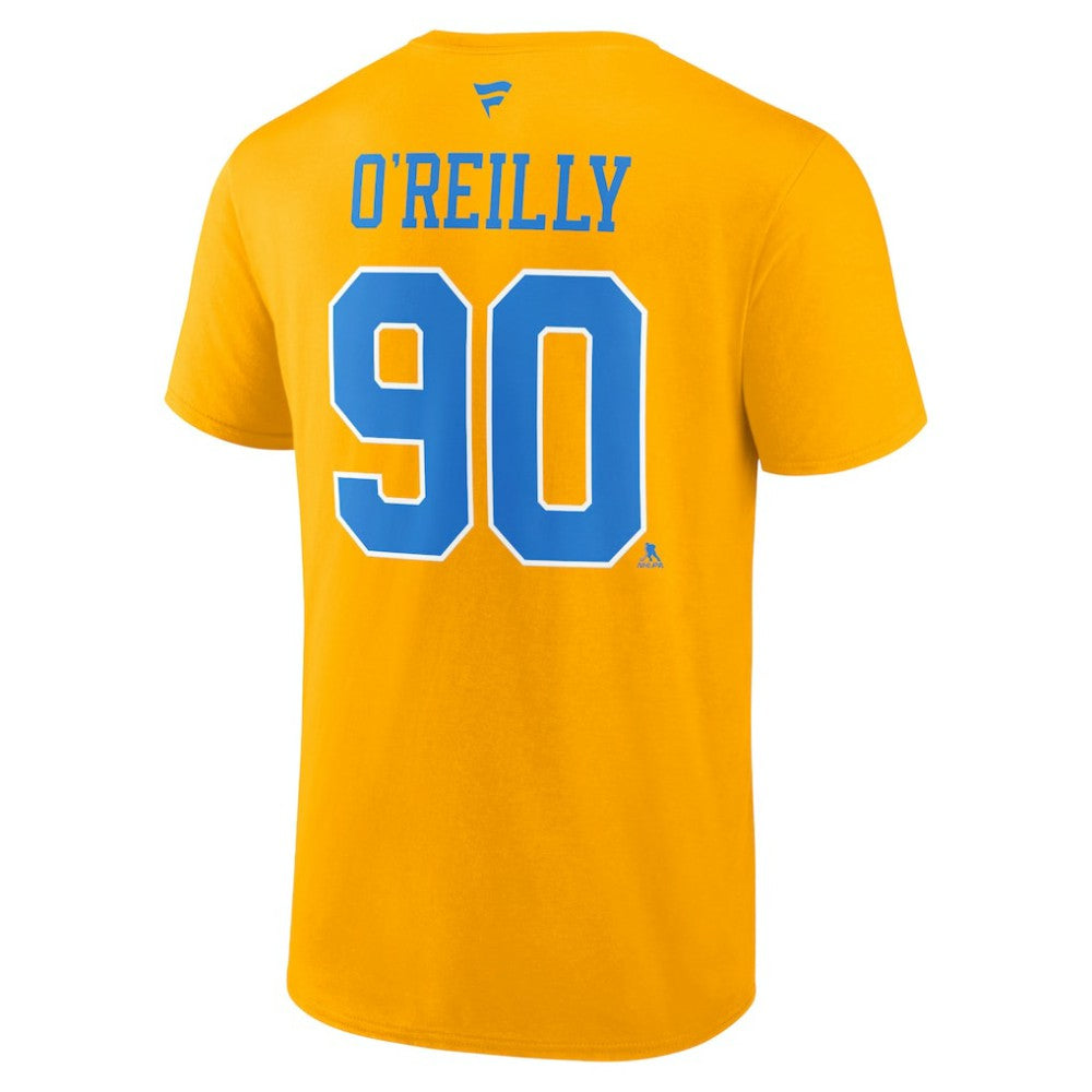 NHL Ryan O'Reilly St. Louis Blues Fanatics Special Edition 2.0 Name & Number T-Shirt - Yellow