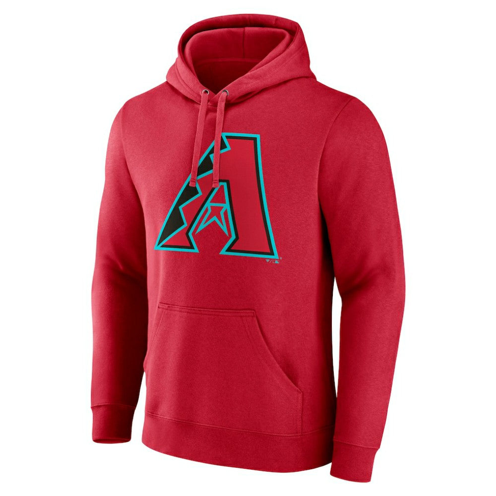 Arizona Diamondbacks Official Logo Pullover Hoodie - Red Hoodies