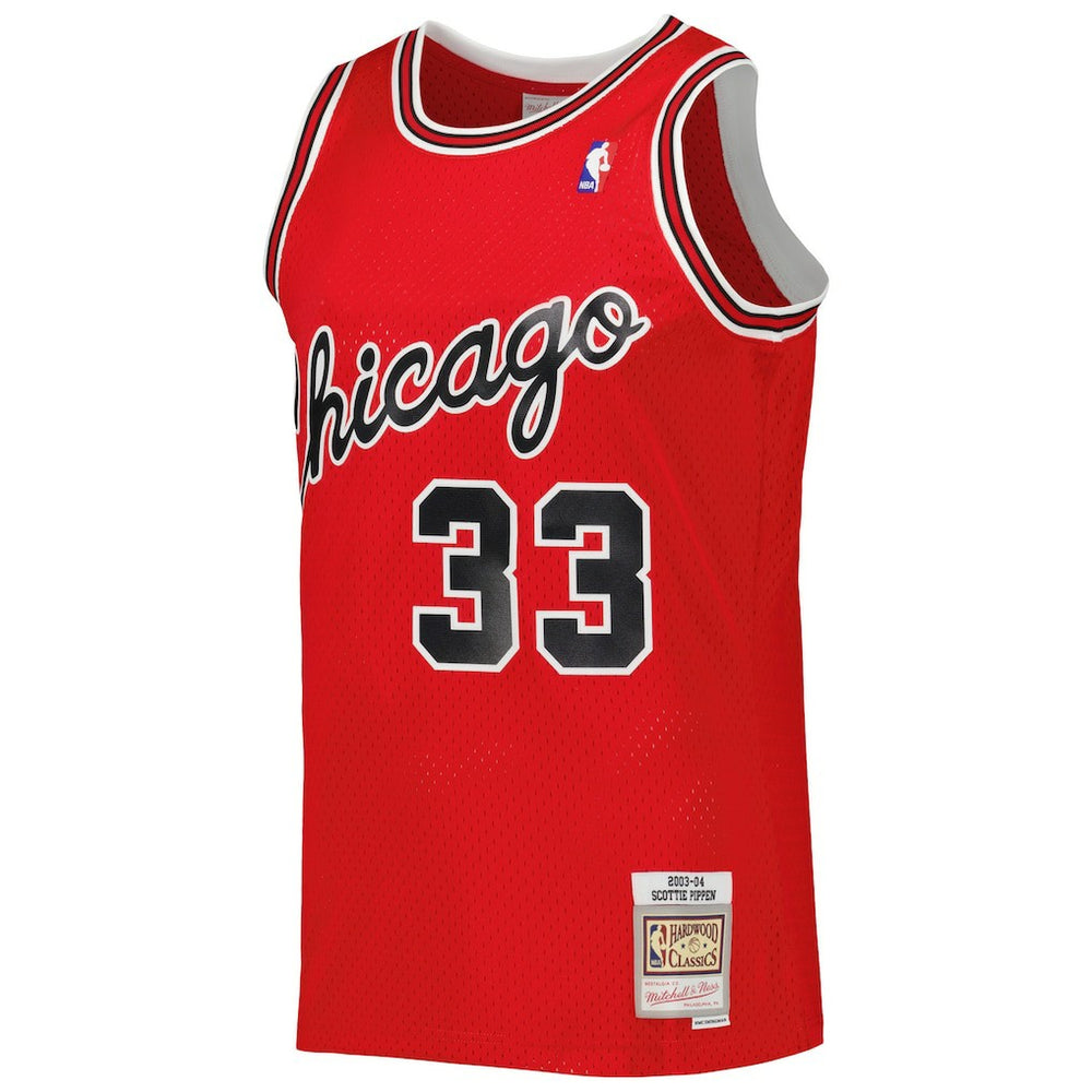 Scottie Pippen Chicago Bulls Hardwood Classics 2003-04 Swingman Jersey Red