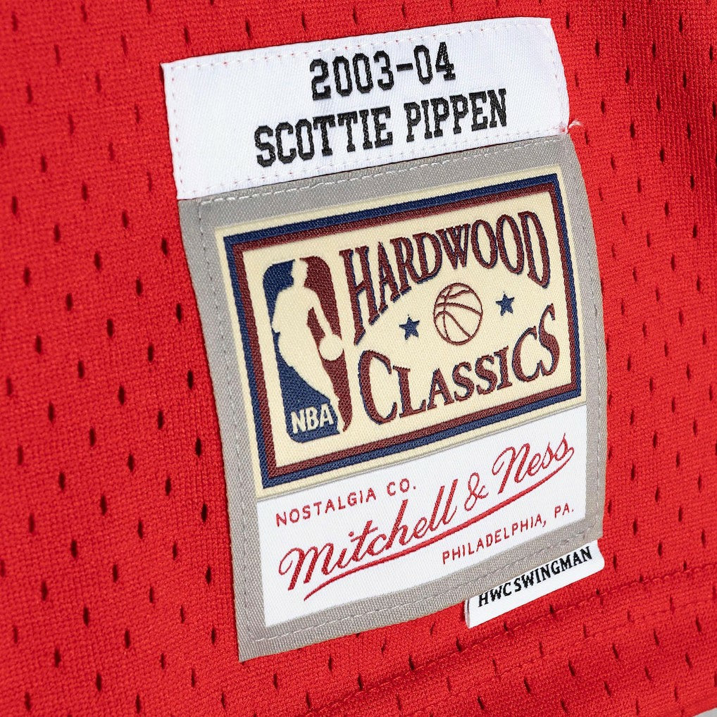Scottie Pippen Chicago Bulls Hardwood Classics 2003-04 Swingman Jersey Red