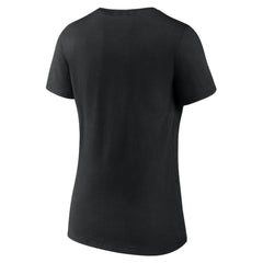 Baltimore Orioles Women's Live For It Team V-Neck T-Shirt - Black T-shirts
