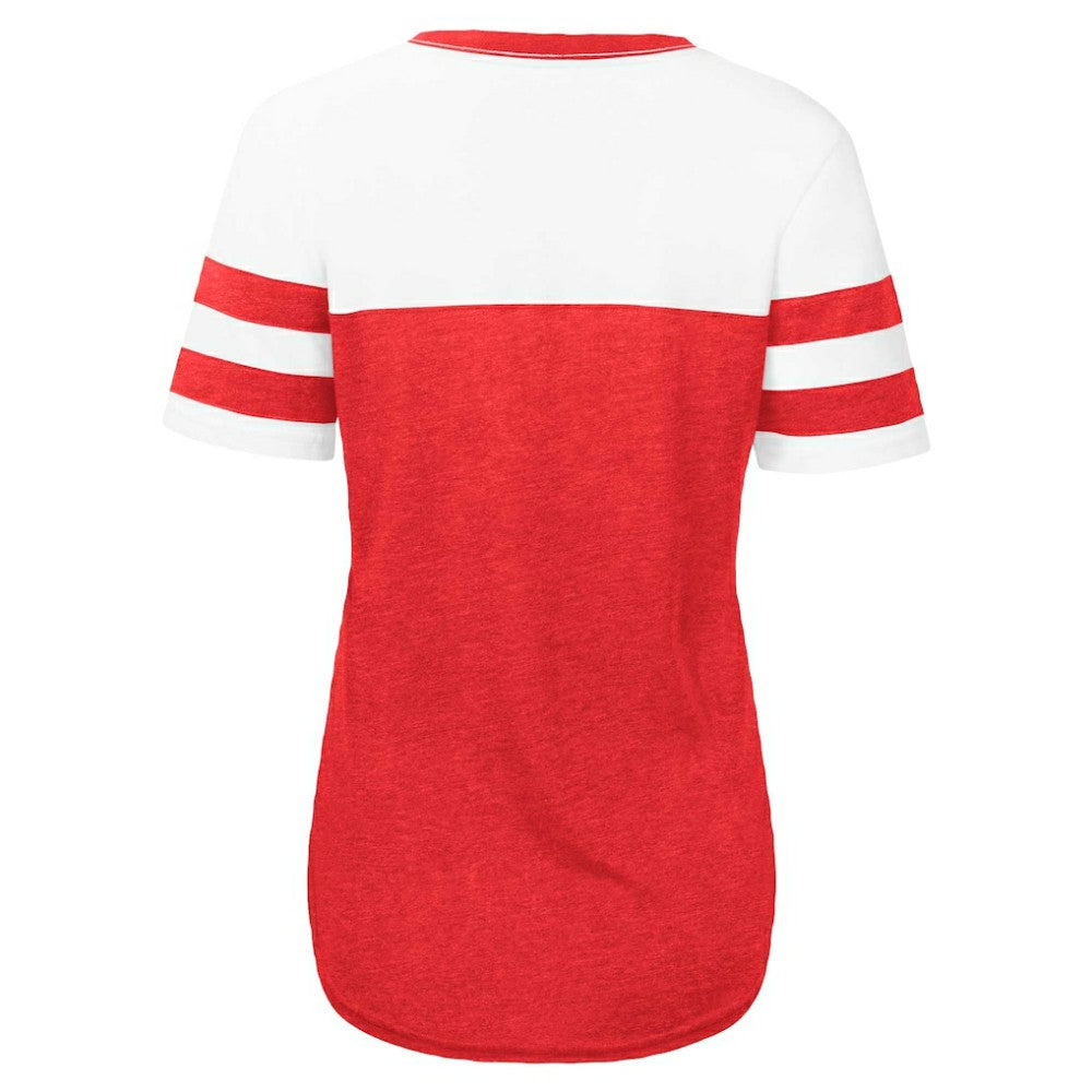 St. Louis Cardinals Touch Women's Setter Lightweight Fitted T-Shirt - Red/White T-shirts