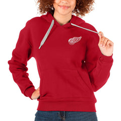 NHL Detroit Red Wings Antigua Women's Victory Pullover Hoodie - Red