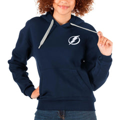 NHL Tampa Bay Lightning Antigua Women's Victory Pullover Hoodie - Navy