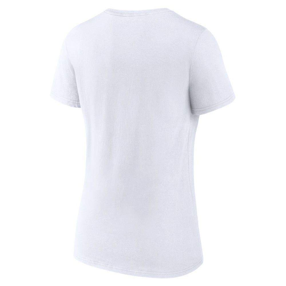 Boston Celtics Women's Wordmark V-Neck T-Shirt White