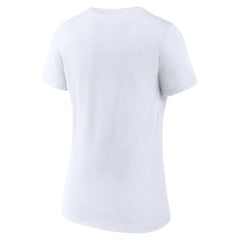 Oklahoma City Thunder Women's Logo V-Neck T-Shirt White