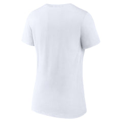Phoenix Suns Women's Primary Logo V-Neck T-Shirt White