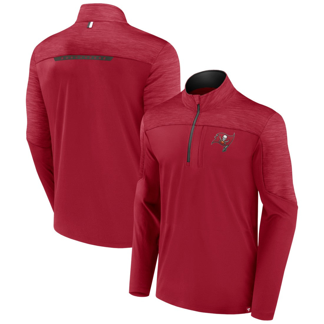 Tampa Bay Buccaneers Defender Half-Zip Top Red