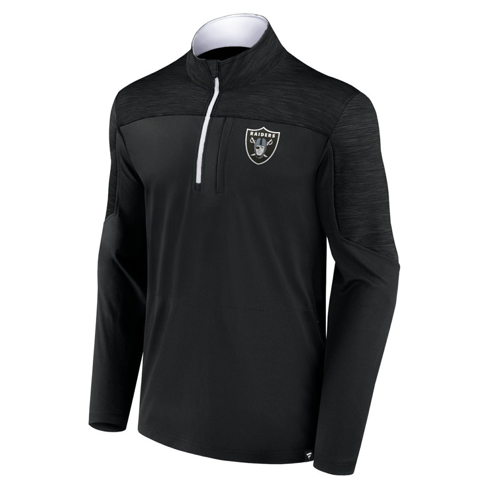 Las Vegas Raiders Defender Half-Zip Top Black