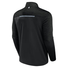 Las Vegas Raiders Defender Half-Zip Top Black