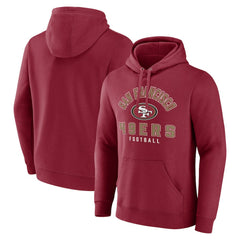 San Francisco 49ers Between the Pylons Pullover Hoodie Scarlet