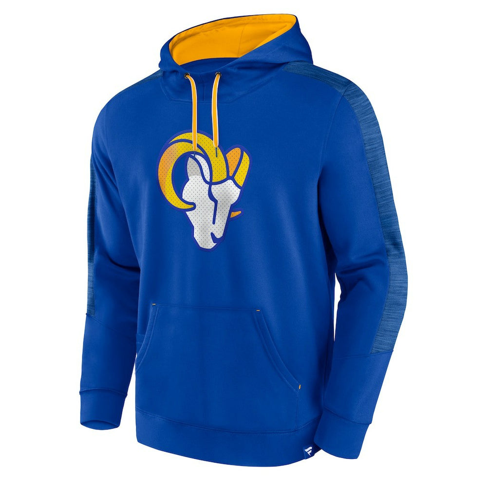 Los Angeles Rams Defender Evo Pullover Hoodie Royal