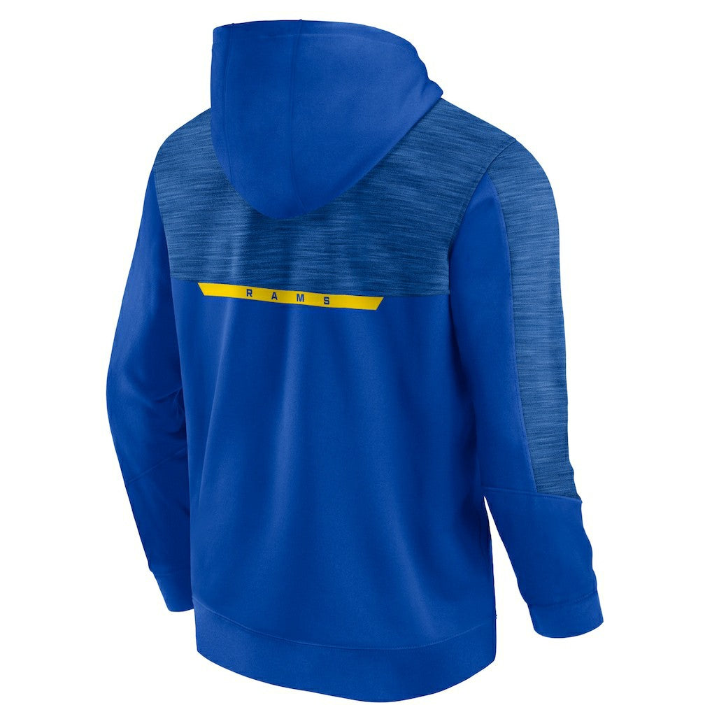 Los Angeles Rams Defender Evo Pullover Hoodie Royal