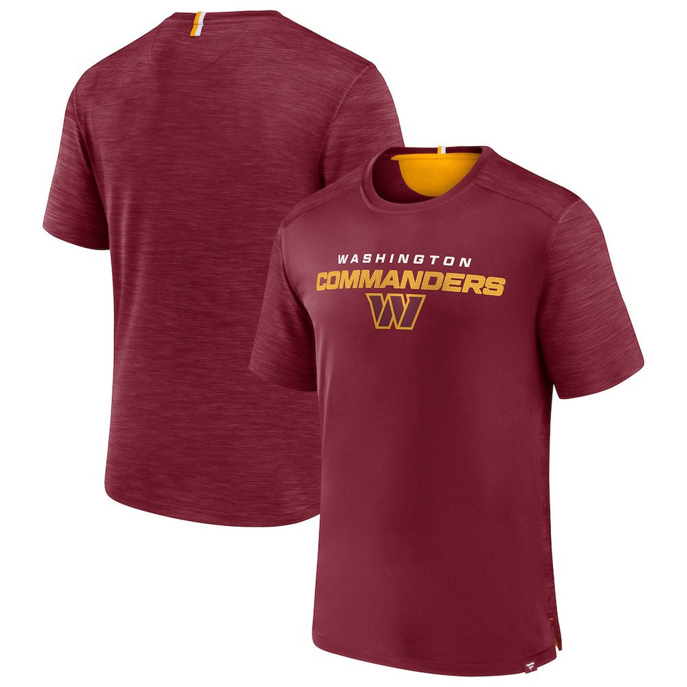 Washington Commanders Defender Evo T-Shirt Burgundy