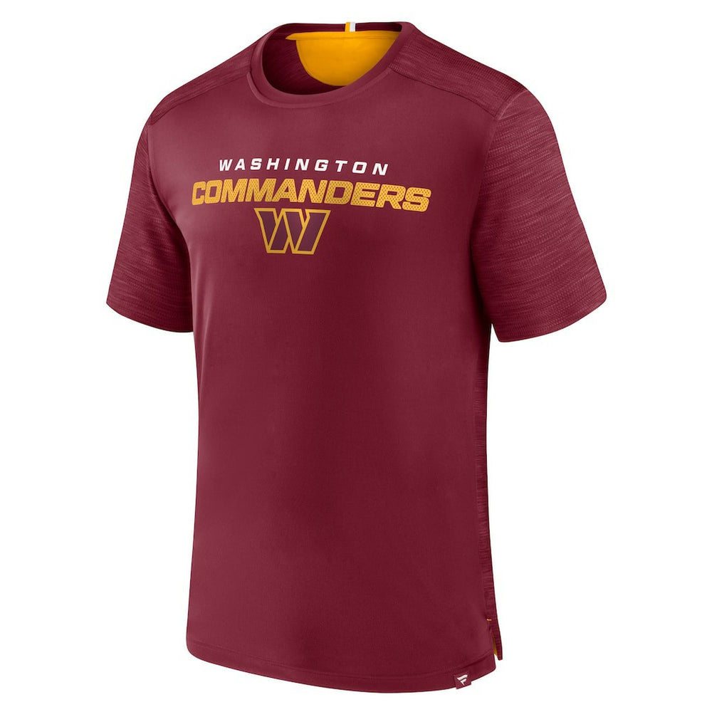 Washington Commanders Defender Evo T-Shirt Burgundy
